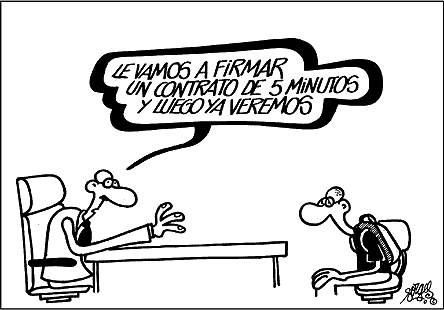 Chiste Forges contrato temporal